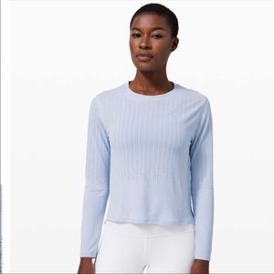 Lululemon Train to Be Long Sleeve-Size S, Daydream
